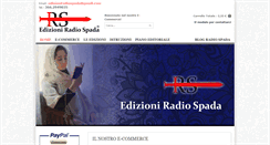Desktop Screenshot of edizioniradiospada.com